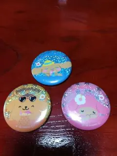 サンリオ キャラクターズ 缶バッジ 3点セットのサムネイル
