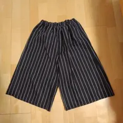 ストライプ　キュロットパンツ　ジュニア　150