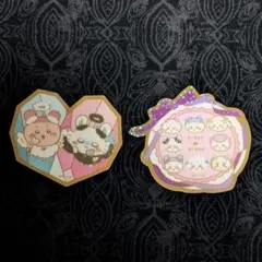 早い者勝ち♪　ちいかわ　キラキラダイカットステッカー　2枚セット