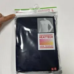 【新品未使用】ユニクロ　HEATTECH クルーネック長袖 L NAVY