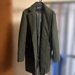 最終値下げアーバンリサーチ　ダークグリーン ロングコートサイズ40 Ｌサイズ相当