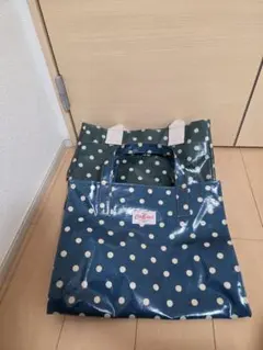 キャスキッドソン ドット柄トートバッグ 2点セット