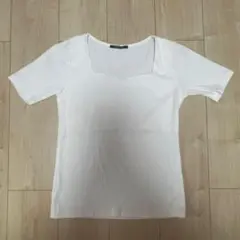one way リブスクエアネック 半袖 Tシャツのサムネイル