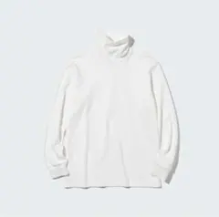 UNIQLOユニクロ　ソフトタッチタートルネックTシャツ（XL）