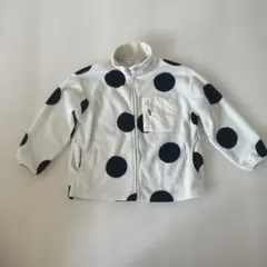 H&M キッズドット柄フリースジャケット