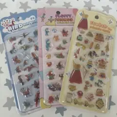 ぷくぷくシール 3つセット