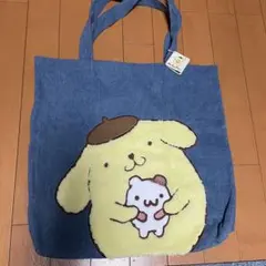 ポムポムプリン デニムトートバッグ