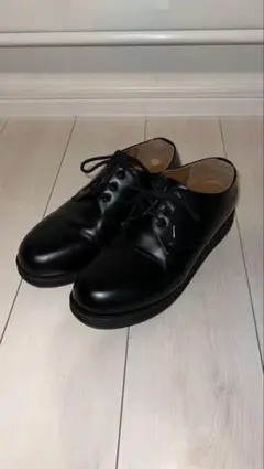 5,555円▶︎大幅値下げ！黒 レザー レースアップシューズ