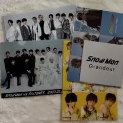 Snow Man クリアファイル 4枚セット