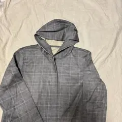 コートカジュアルグレー チェック柄 ジャケット