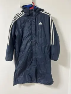 adidas 裏地ボア ロングコート ベンチコート L キッズ 150