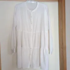 ハニーズ ホワイト 長袖シャツ LL