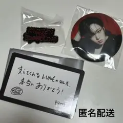 &TEAM アジアツアーガチャ FUMA缶バッジ ピンバッジ メッセージカード