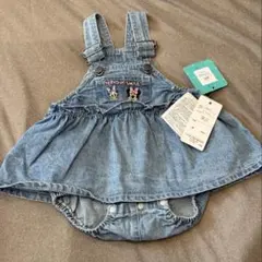 【futafuta】デニム サロペット70 ディズニー フタフタバースデイ