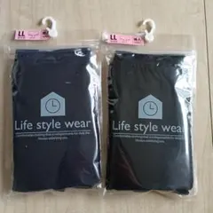 新品　レディース　ショーツ　ボクサー　LL　ネイビー　2枚