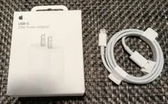 ［新品未使用］Apple純正 20W 電源アダプタ & ライトニングケーブル