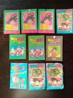 ドラゴンボール　アマダ　紙袋　10枚セット　PPカード/マグネット他