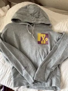 グレー フード付きパーカー UNIQLO S