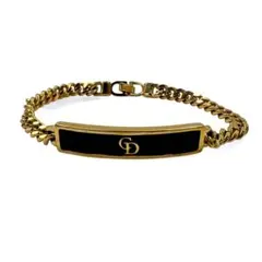 CHRISTIAN DIOR ドイツ製 ヴィンテージ ロゴID ブレスレット