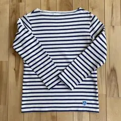ORCIVAL オーシバル　バスクシャツ　ボーダーカットソー　サイズ0 ネイビー