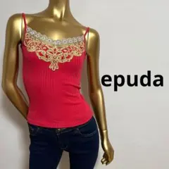 【2673】epuda レース ストーン付き キャミソールのサムネイル