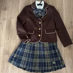 美品　ピンクラテ　フォーマルスーツ ブラウンジャケットセット xs（150㎝）