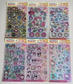 サンリオキャラクターズ　キラッとシール2　全6種