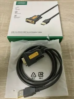 【未使用品】変換ケーブル 1m [USB A to RS232 9ピン]