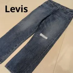 Levis ストレートデニム 膝ダメージ