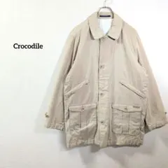クロコダイル 中綿ブルゾン ベージュ L カジュアルジャケットのサムネイル