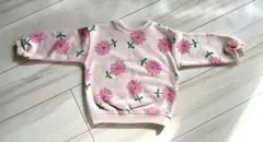 ザラベイビー 花柄 トレーナー 86cm