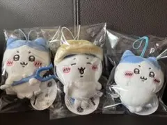 ✨おまけ付き✨【新品未接触】ちいかわ ハチワレぬいぐるみ マスコット 3点セットのサムネイル