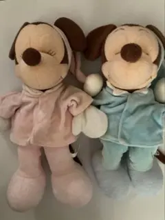ミッキー　ミニー　ベビー　ぬいぐるみ　2個セット