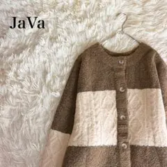 JaVaコラボ カーディガン クラシカルエルフ M ボーダー