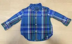 ポロラルフローレンシャツ　長袖　12m チェックシャツ