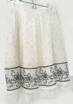 リバーシブルスカート M ホワイト