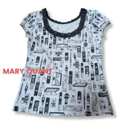 【美品】MARY QUANT コスメ柄 半袖カットソー Mのサムネイル