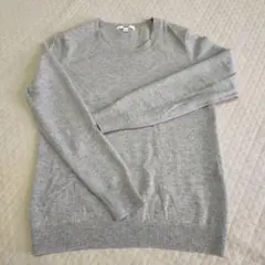 UNIQLO カシミヤ100 クルーネックニットセーター 長袖