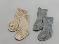 babyGap ベビー靴下 2足セット 0-3m