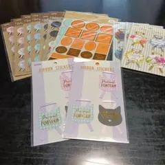 まとめ売り　amifa リボンシール・ラッピングシールセット