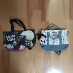 ひつじのショーン　トートバッグ、ショルダーバック