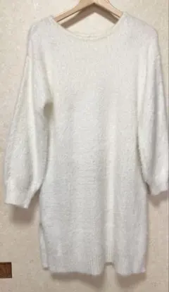 ロングニットワンピース