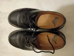 Dr. Martens ブラック レースアップシューズ 7UK 8US 3ホール