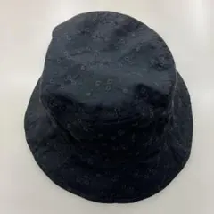 黒い刺繍模様の54cmハット