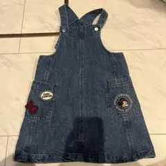 Disney デニムジャンバースカート 110