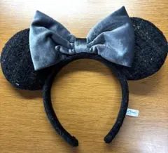美品　ミニーマウス風カチューシャ 黒