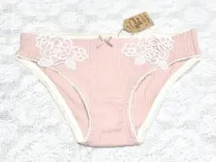 レディースショーツ レース装飾 ピンク Mサイズ