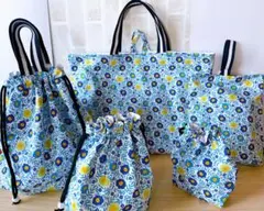 【匿名配送】ハンドメイド　入園入学5点セット③