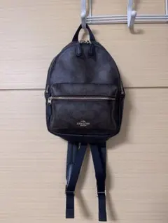 COACH シグネチャー ミニリュック ブラウンのサムネイル