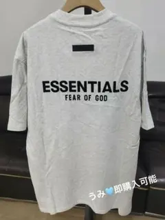 FOG ESSENTIALS グレー 半袖Tシャツ オーバーサイズ